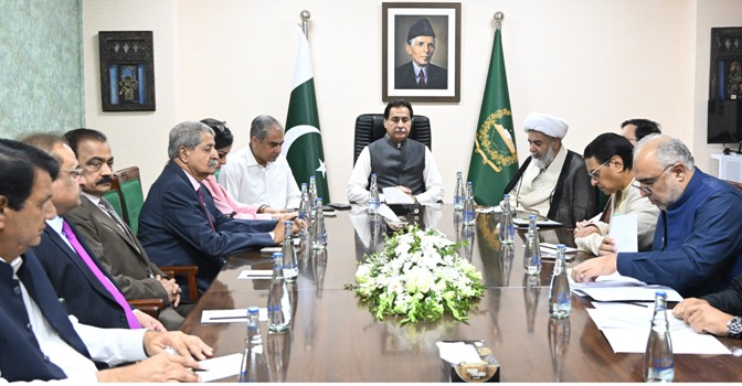 Islamabad 03.10.2026: Speaker National Assembly Sardar Ayaz Sadiq chairing the 2nd meeting of Government and Opposition representatives. Federal Ministers, Senators and Members National Assembly are also present on the Occasion at Parliament House